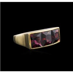 14KT Yellow Gold 9.00ctw Red Garnet Ring