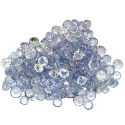 13.1ctw Round Mixed Tanzanite Parcel