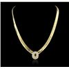 Image 2 : 14KT Yellow Gold 1.77ctw Ruby and Diamond Jewelry Suite