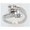 Image 2 : 1.00ctw Diamond Ring - 18KT White Gold