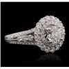 Image 1 : 18KT White Gold 2.41ctw Diamond Ring