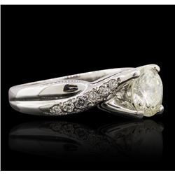 14KT White Gold 1.67ctw Diamond Ring