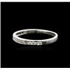 Image 1 : 14KT White Gold 0.16ctw Diamond Ring
