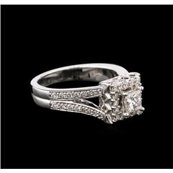 1.37ctw Diamond Ring - 14KT White Gold