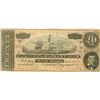 Image 1 : 1864 $20 Confederate States of America Bank Note