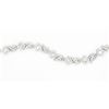 Image 5 : 3.63ctw Diamond Bracelet - 18KT White Gold