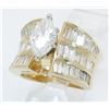 Image 3 : 4.00ctw Diamond Ring - 14KT Yellow Gold