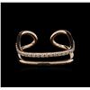 Image 2 : 0.12ctw Diamond Ring - 14KT Rose Gold