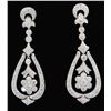 Image 1 : 1.75ctw Diamond Earrings - 18K White Gold