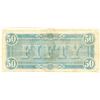 Image 2 : 1864 $50 Confederate States of America Bank Note