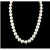Image 2 : 14KT White Gold Pearl Necklace