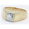 Image 8 : 0.69ct Diamond Ring - 14KT Yellow Gold
