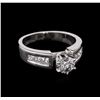 Image 1 : 1.22ctw Diamond Ring - Platinum