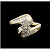 Image 2 : 14KT Yellow Gold 0.85ctw Diamond Ring