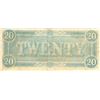 Image 2 : 1864 $20 Confederate States of America Bank Note