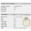 Image 10 : EGL Certified 1.40ctw Diamond Ring - 14K Yellow Gold