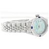 Image 3 : Rolex Stainless Steel Diamond and Sapphire DateJust Ladies Watch