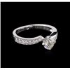 Image 1 : 1.06ctw Diamond Ring - Platinum