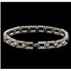 Image 2 : 3.57ctw Diamond Bracelet - 14KT White Gold