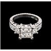 Image 2 : 2.50ctw Diamond Ring - 14KT White Gold