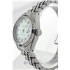 Image 2 : Rolex Stainless Steel Diamond and Sapphire DateJust Ladies Watch