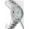 Image 3 : Rolex Stainless Steel Diamond and Sapphire DateJust Ladies Watch