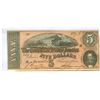 Image 1 : 1864 $5 Confederate States of America Bank Note