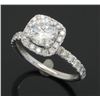 Image 1 : 1.55ctw Diamond Ring - 14KT  White Gold