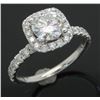 Image 2 : 1.55ctw Diamond Ring - 14KT  White Gold