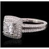 Image 2 : 18KT White Gold 1.99ctw Diamond Ring