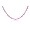 Image 1 : 14KT White Gold 14.08ctw Pink Sapphire and Diamond Necklace