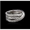 Image 1 : 14KT White Gold 2.40ctw Diamond Ring