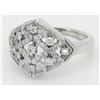 Image 4 : 0.75ctw Diamond Ring - 14KT White Gold