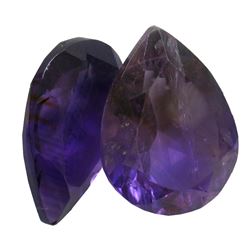 27.76ctw Pear Mixed Amethyst Parcel