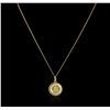 Image 2 : 8-14KT Yellow Gold Religious Pendant With Chain