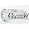 Image 2 : Rolex Stainless Steel Diamond and Emerald DateJust Ladies Watch