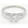 Image 4 : 0.87ctw Diamond Ring - 14K White Gold