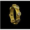 Image 1 : 1.47ctw Diamond Ring - 22KT Yellow Gold