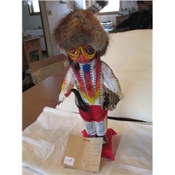 Cree Brave Native Doll