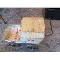 Wooden Folk Art Carriage