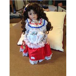 Costa Rica Porcelin Doll