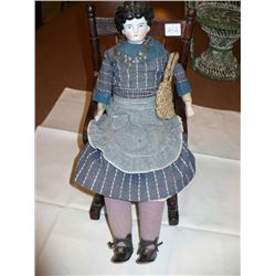 17" China Head Bisque Hands