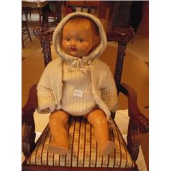 18" Unmarked Composition Doll