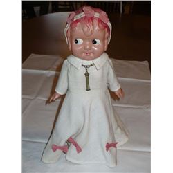 Celluloid Carnival Doll on Stand
