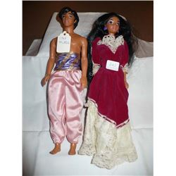 1968 Mattel Alladin & Jasmine