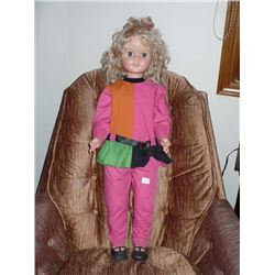 Eegee Blond Walking Doll 30"