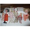 Image 1 : Assortment of small cloth dolls