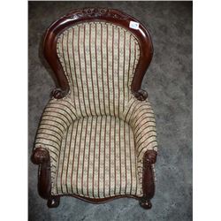 Lovely Upholstered child size lounging chair
