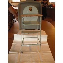 Metal Doll High Chair all complete