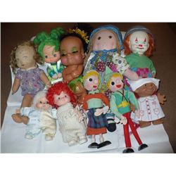 Lot of Assorted Dolls (10)